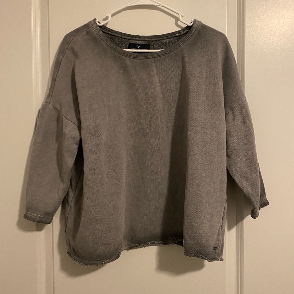 American Eagle Outfitters Grey Sweatshirt
